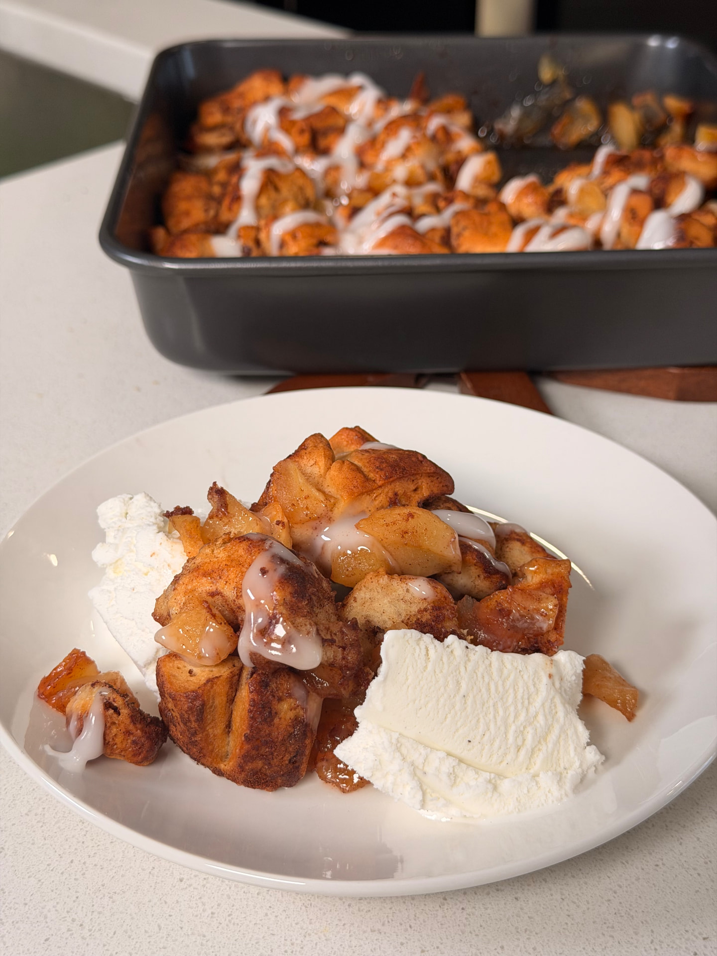 Easy Apple Cinnamon Roll Bake