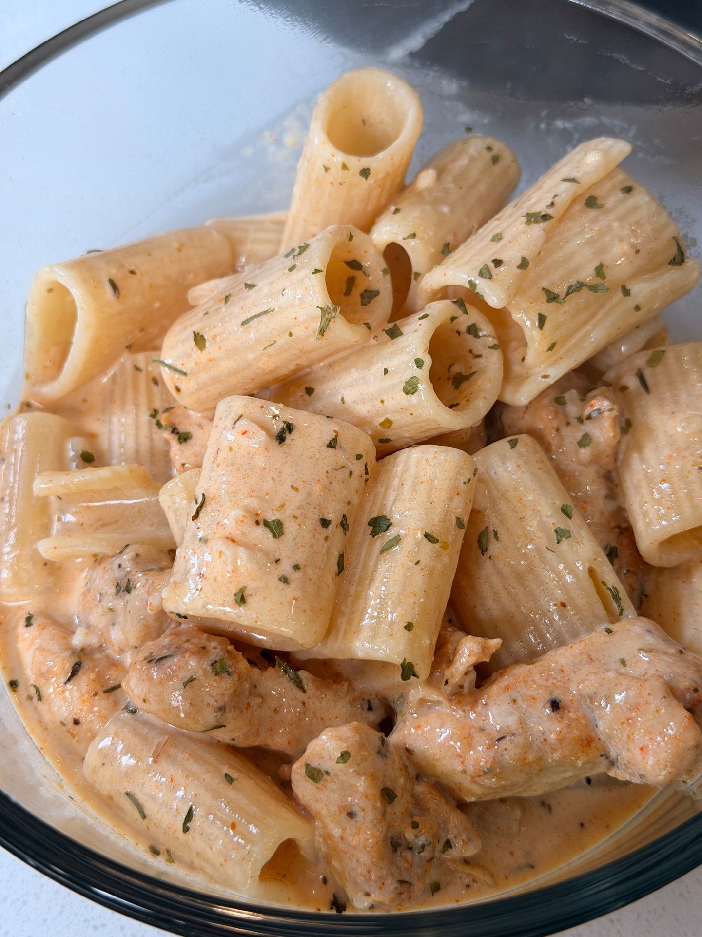 Creamy Cajun Chicken Rigatoni