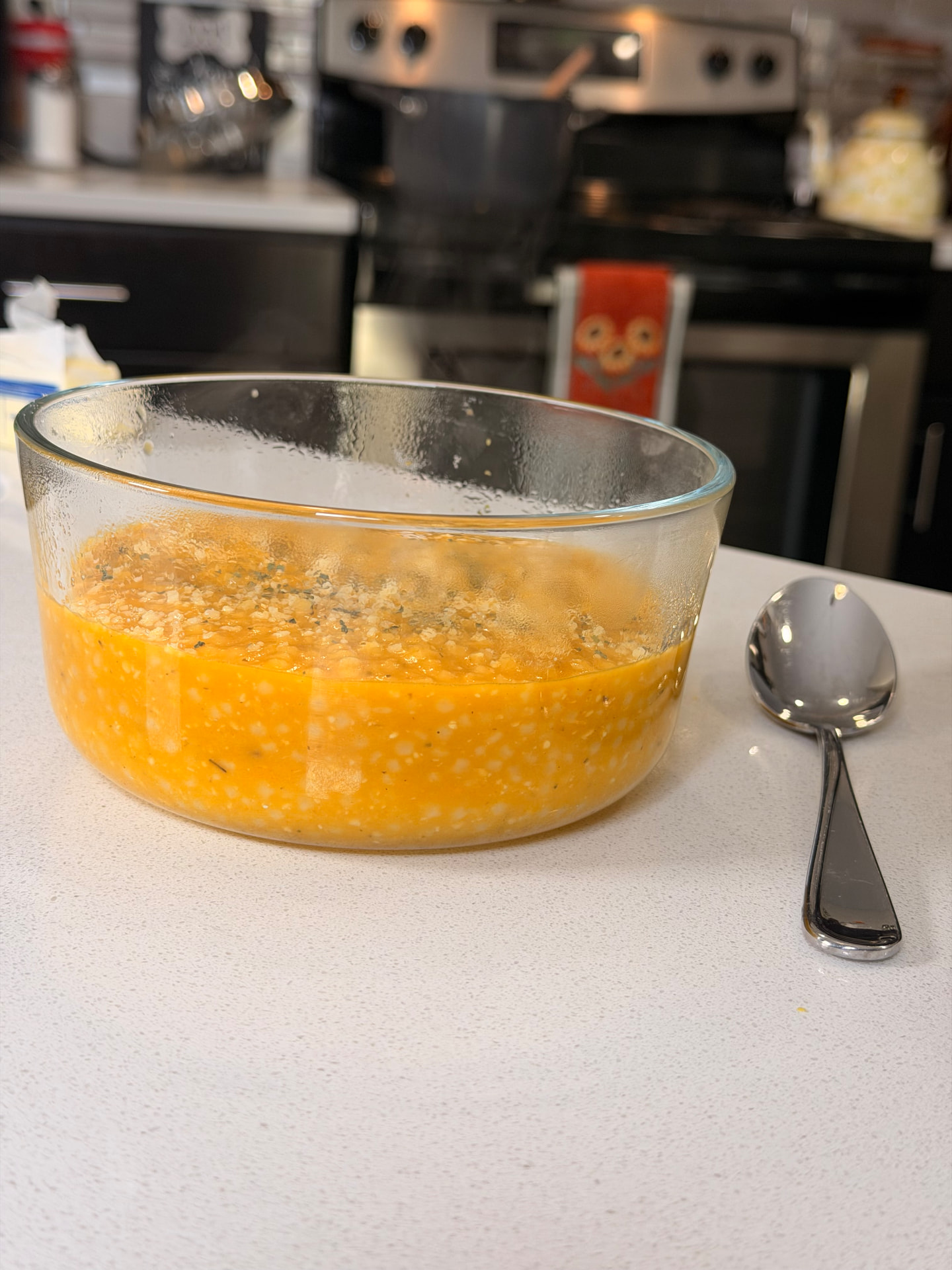 Cozy Pastina Soup with Blended Vegetables