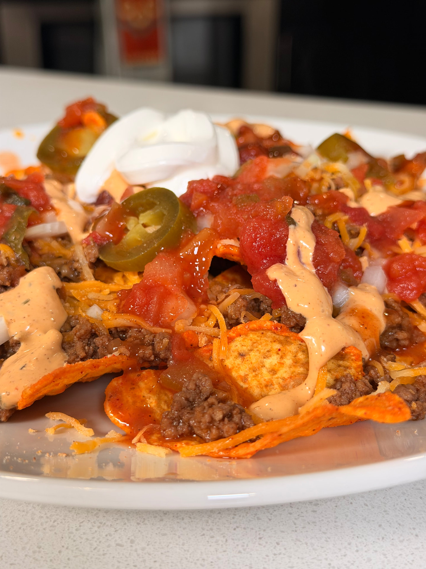 Easy Loaded Taco Nachos